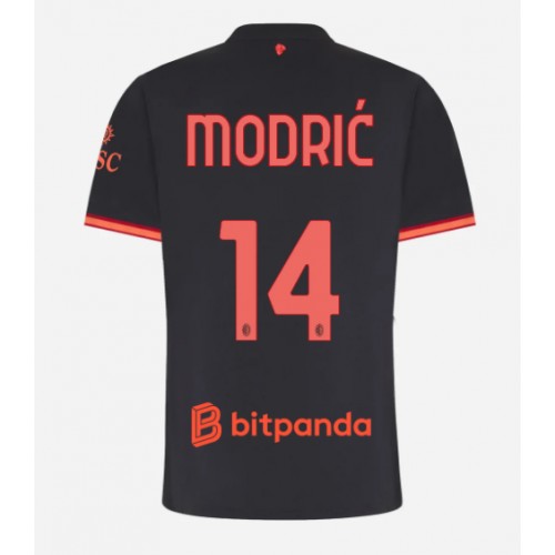 Dres AC Milan Luka Modric #14 Rezervni za Žensko 2026-27 Kratak Rukav